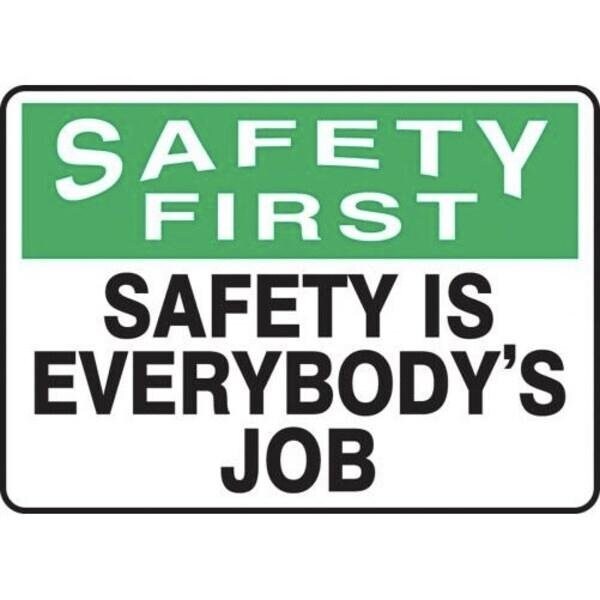 Accuform OSHA SAFETY FIRST Safety Sign MGNF951XT MGNF951XT - main